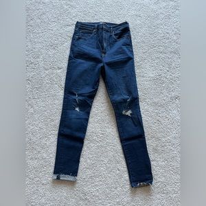 Abercrombie & Fitch ultra high rise super skinny jeans